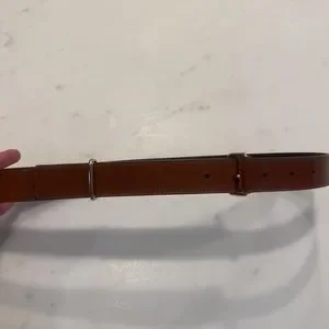 Joie Brown Leather Belt Joie Braided Leather Belt Size M Cognac Brown Tan 100  main image 2